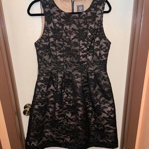 Vince Camuto Size 10 Black Lace Dress